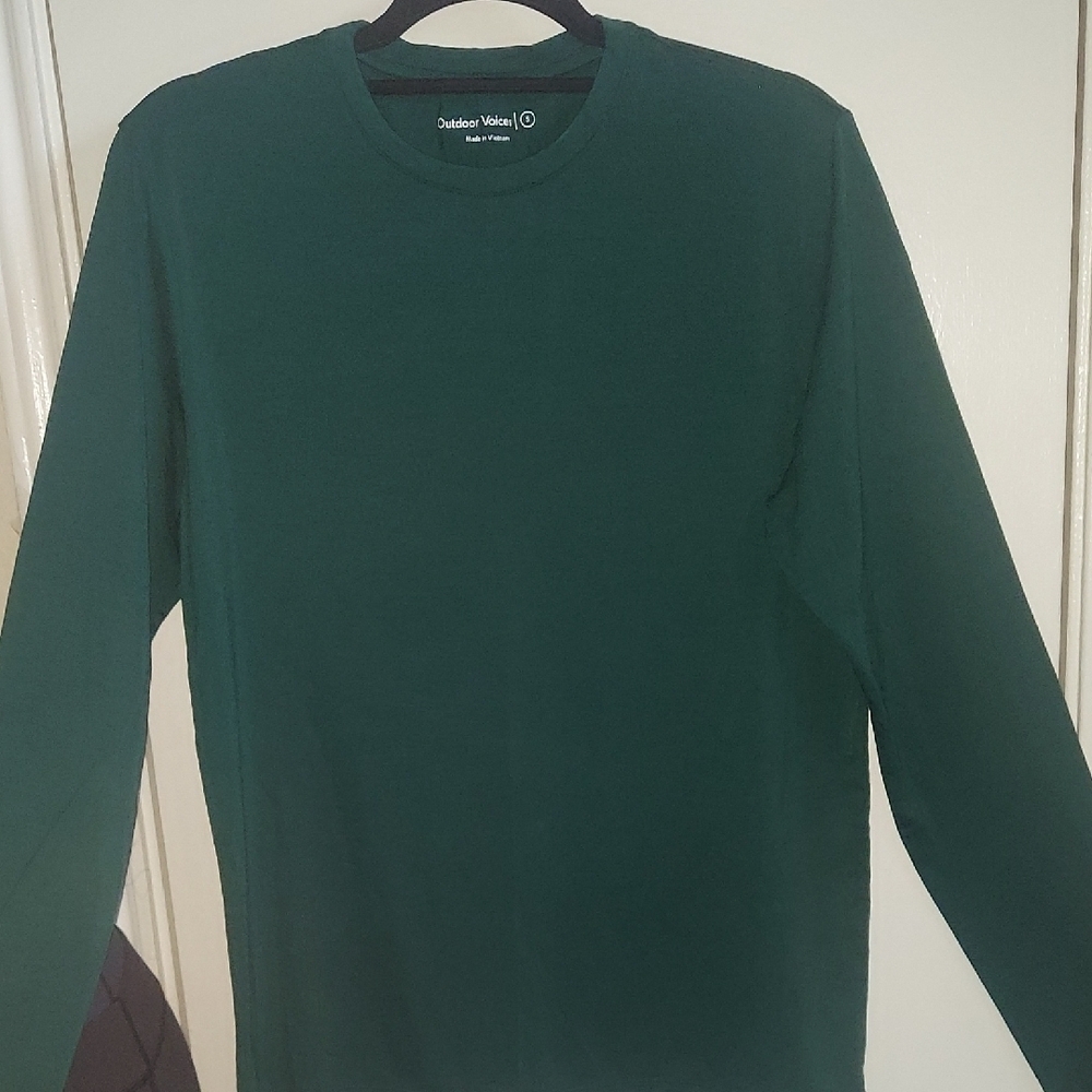 Outdoor Voices Forest Green Long Sleeve Top - Picture 3 of 7